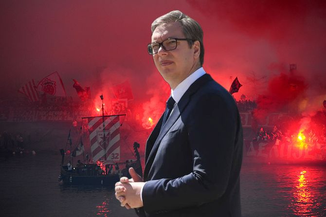 Aleksandar Vučić, FUDBAL Crvena ZVEZDA PROSLAVA, Delije