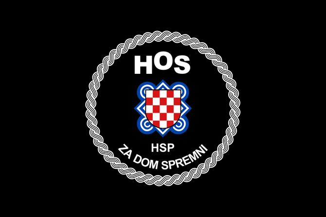 Hrvatska, Ustaška obeležja, simboli, HOS, grb Hrvatska, Ustaška obeležja, simboli, HOS, grb