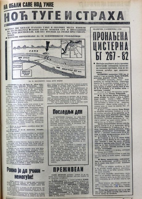 Paulina Lukić, autobuska nesreca, Beograd 1967.