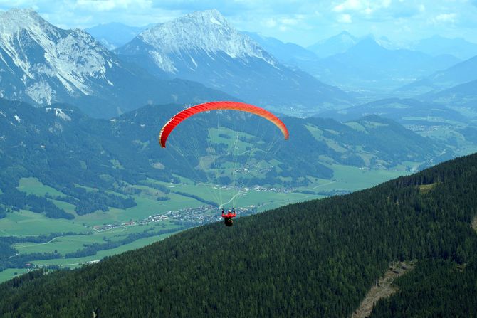 Paraglajding, paraglajder