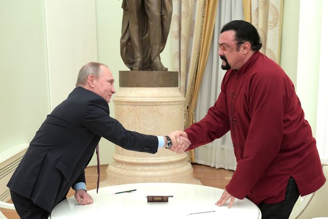 Vladimir Putin i Stiven Sigal, Steven Seagal