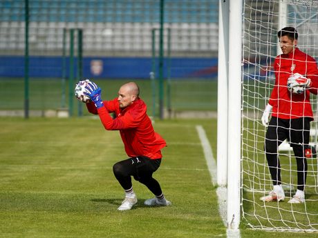 Fudbal, trening nacionalnog tima Fudbalskog saveza Srbije u u Staroj Pazovi