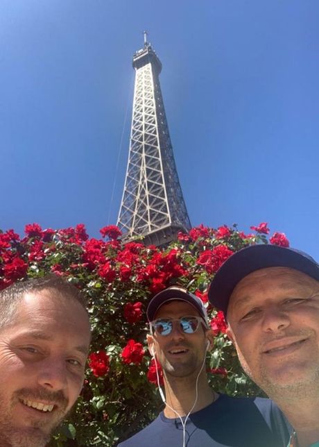 Novak Đoković, Marjan Vajda, Miljan Amanović Novak Đoković, Marjan Vajda, Miljan Amanović