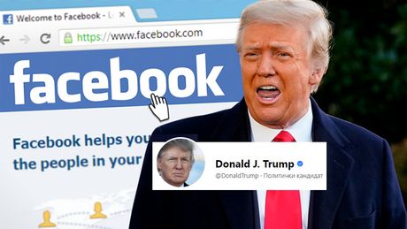 Donald Tramp, Facebook, Fejsbuk Donald Tramp, Facebook, Fejsbuk