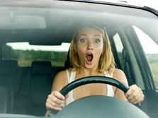 vožnja, strah, žena vozač