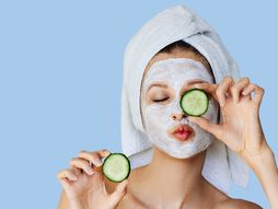 Maska za lice, krastavac