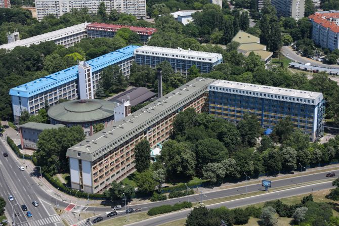 Panorama Beograda, Studentski dom, grad, Studenjak