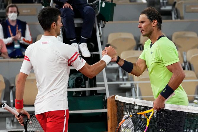 Rolan Garos, Novak Đoković, Rafael Nadal