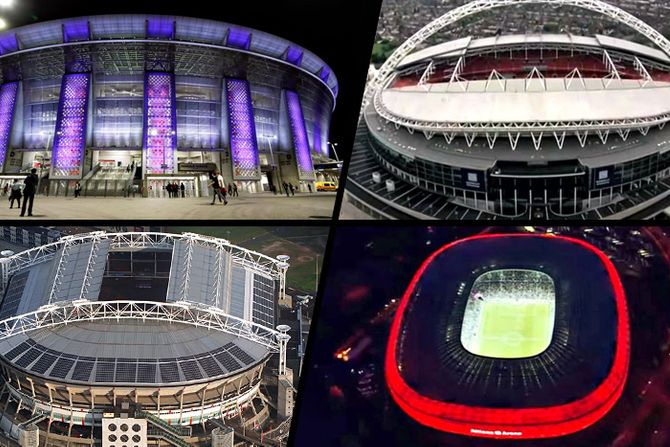 Puškaš Arena , Alijanc Arena,, Johan Cruyff Arena, Vembli stadion