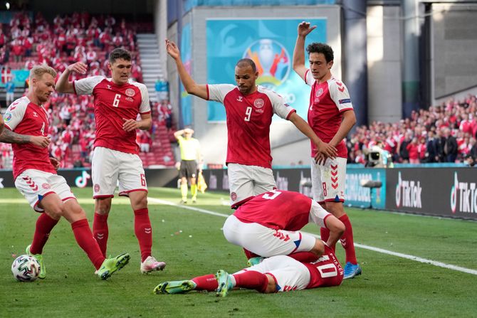 Euro 2020, fudbal, fudbalska reprezentacija, Danska - Finska, Christian Eriksen, Kristijan Eriksen