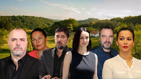 Poznati na selu, Nenad Jezdić, Ljiljana Blagojević,Marija Petronijević, Sloboda Mićalović i Vojin Ćetković, Nikola Kojo