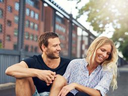 Muvanje, par, zaljubljenost, ljubav, žena, muškarac, flert