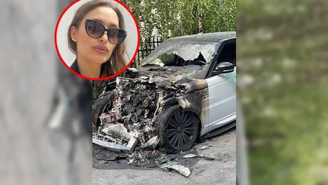 Sonja Lazetić, zapaljen automobil, džip