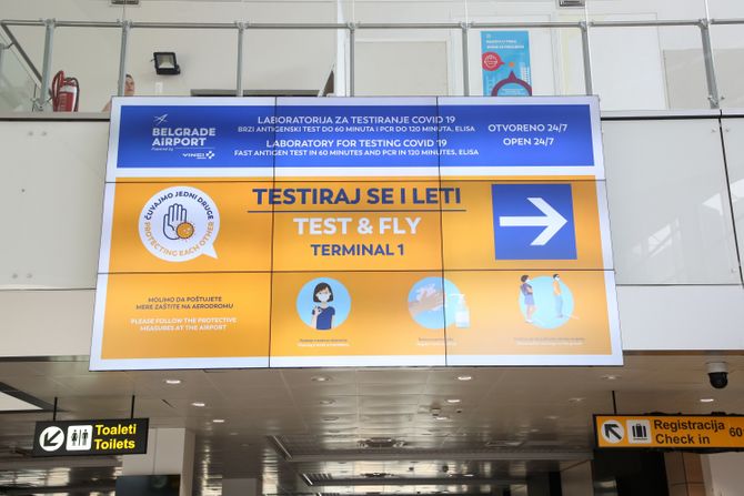 Pcr testiranje na aerodromu 