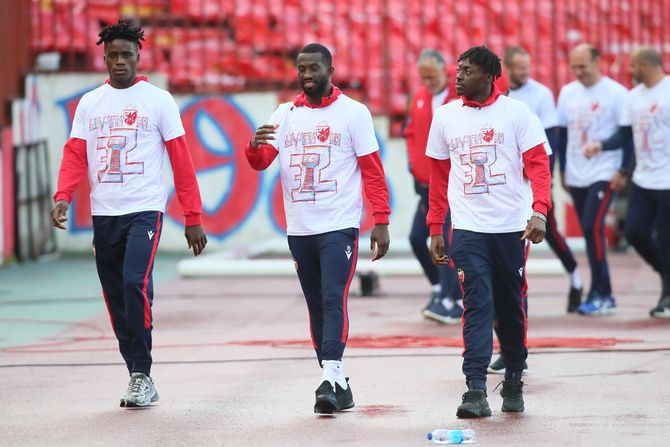 Ričard Odada, Aksel Bakajoko, Seku Sanogo, FK Crvena zvezda Ričard Odada, Aksel Bakajoko, Seku Sanogo, FK Crvena zvezda