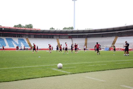 FK Crvena Zvezda, Početak Priprema