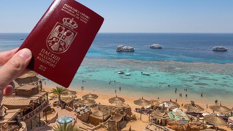 Egipat, srpski pasoš