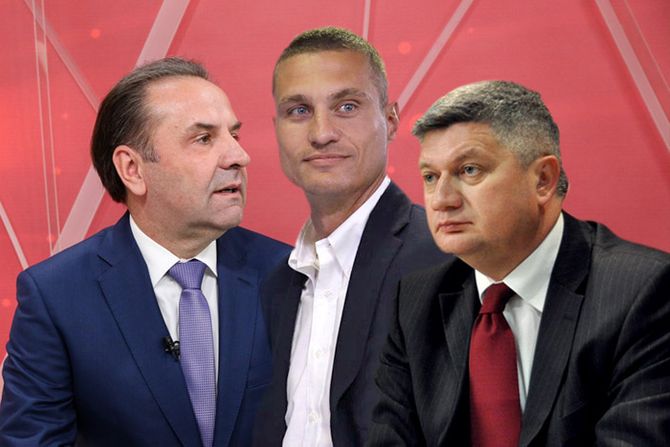 Rasim Ljajić, Nemanja Vidić, Nebojsa Leković