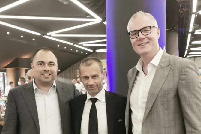 Dejan Tomasevic, Aleksandar Ceferin, Euro Dejan Tomasevic, Aleksandar Ceferin, Euro