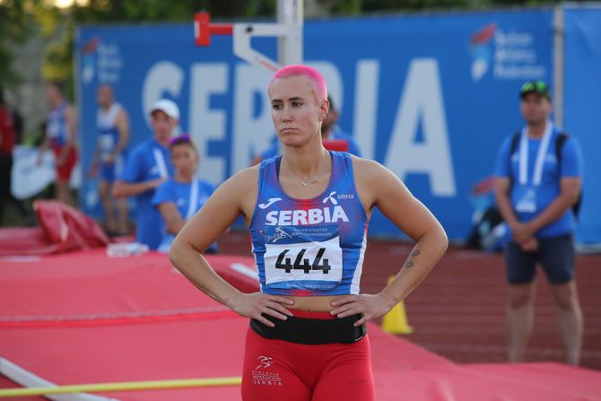 Marija Vučenović, Balkanijada Smederevo, Atletika