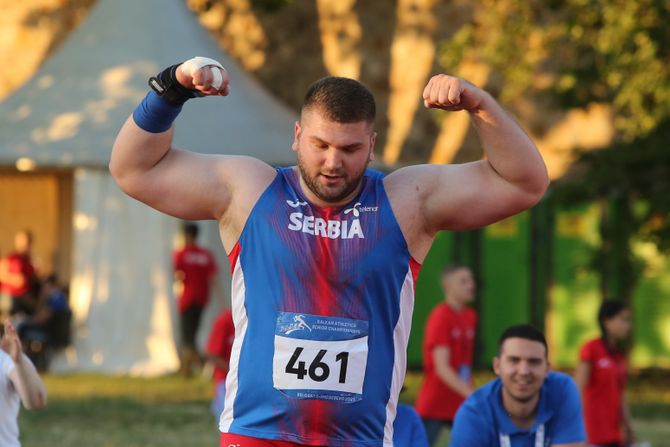 Armin Sinančević, Balkanijada Smederevo, Atletika