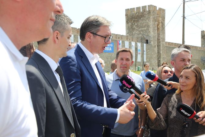 Balkanijada Smederevo, Poseta predsednika