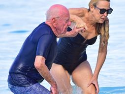 Jerry Hall i Rupert Murdoch