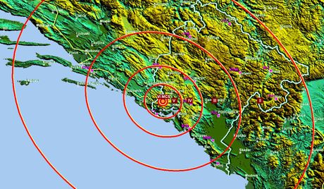 Crna Gora zemljotres