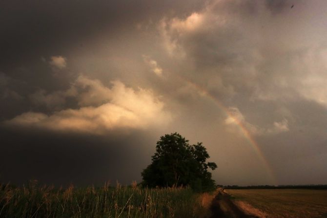 Sombor, nevreme, munje, grmljavina