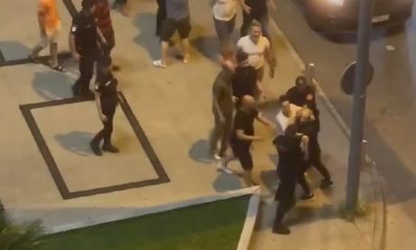 tuča, policija, komunalna policija, podgorica tuča, policija, komunalna policija, podgorica
