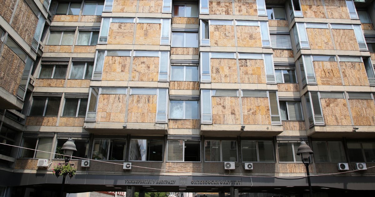 Evo šta je policija zatekla na Filozofskom fakultetu