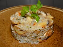 pirinač piletina salata