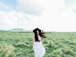 Devojka, žena, haljina, bela haljina