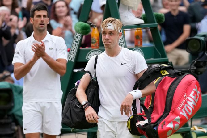 Novak Đoković, Denis Šapovalov Novak Đoković, Denis Šapovalov