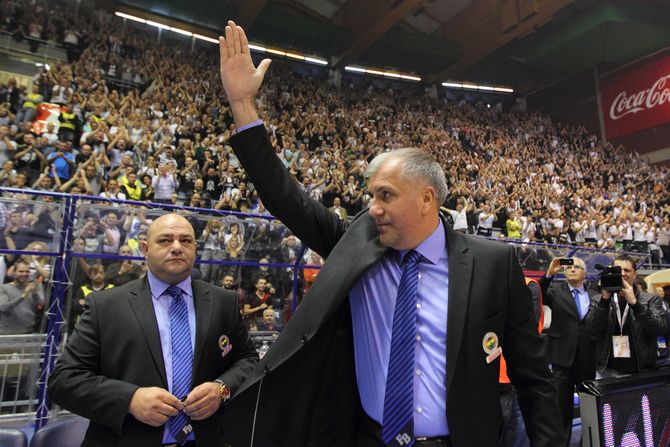 Željko Obradović, KK Partizan, Grobari