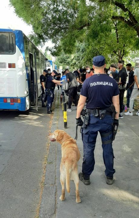Migranti, policija Migranti, policija