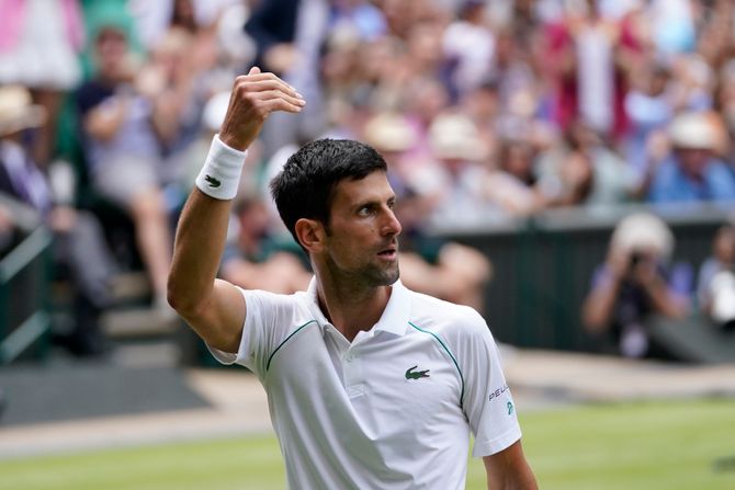 Tenis Vimbldon finale Novak Đoković