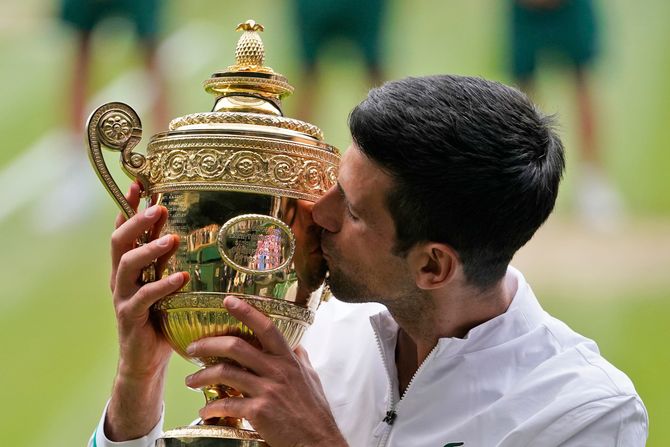 Tenis Vimbldon finale Novak Đoković Tenis Vimbldon finale Novak Đoković
