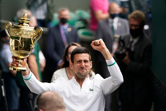 Tenis Vimbldon finale Novak Đoković