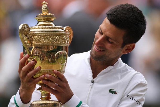 Tenis Vimbldon finale Novak Đoković Tenis Vimbldon finale Novak Đoković