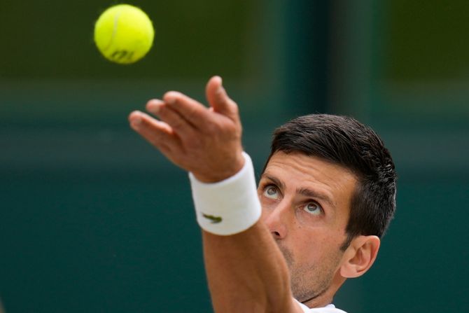 Tenis Novak Đoković  finale Vimbldon