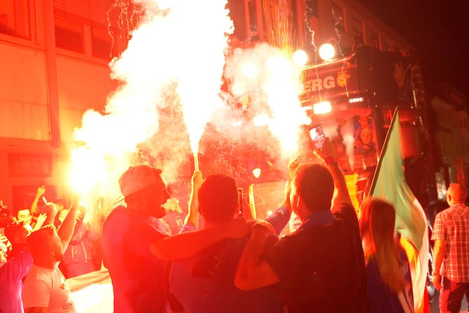 Fudbalska reprezentacija Italije, slavlje, EURO 2020