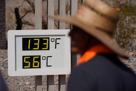Dolina smrti Kalifornija vrućina visoke temperature toplotni talas
