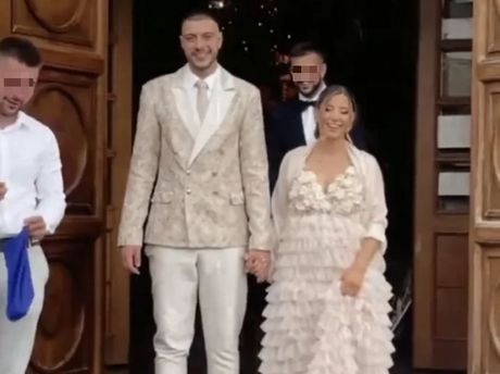 Aleksa Savić sa suprugom Minom Aleksa Savić sa suprugom Minom