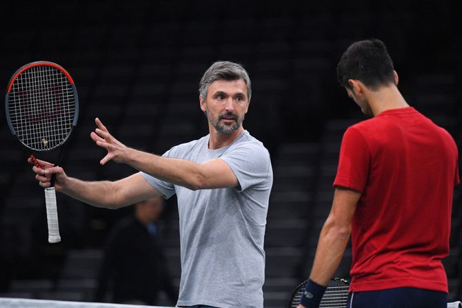 Goran Ivanišević, Novak Đoković Goran Ivanišević, Novak Đoković