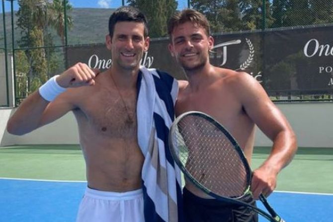 Novak Djokovic i Janicije Karić