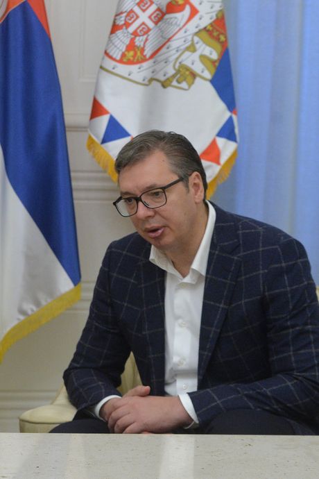 Aleksandar Vučić sa ambasadorom Katara Aleksandar Vučić sa ambasadorom Katara