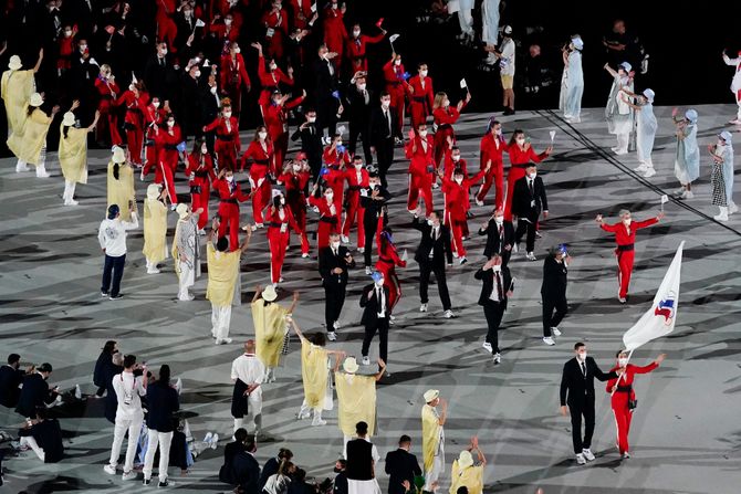 Tokio, Olimpijske igre 2021, ceremonija otvaranja, defile nacija