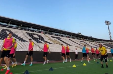 Kairat - Zvezda, trening, stadion Partizana