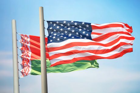 Belorusija, Amerika, SAD, beloruska, američka zastava